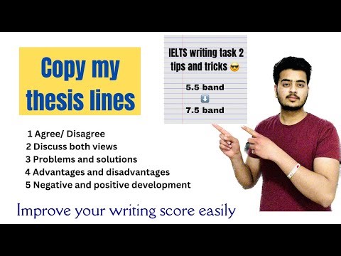 Writing task 2 thesis lines | How to improve IELTS writing score? IELTS exams in April 2023 |