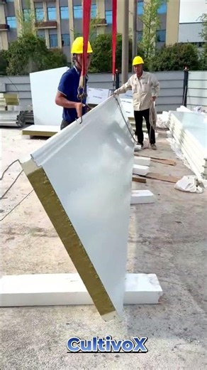 Installing Insulated Sandwich Panels on a Building Exterior