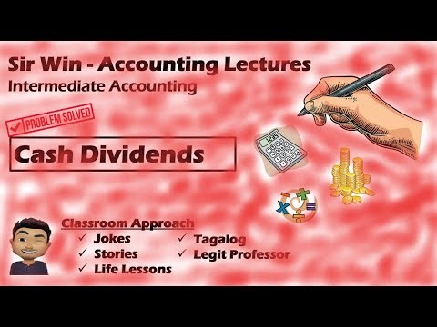 Lecture 02: Cash Dividends. Investment Accounting. [Intermediate Accounting]