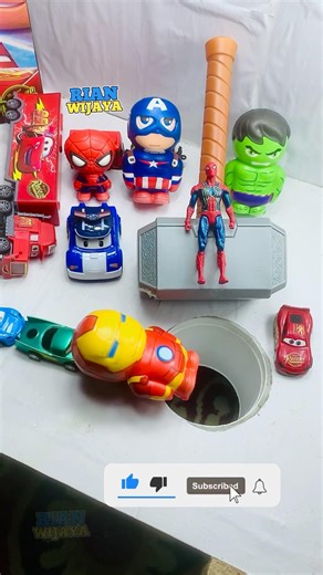 Very Funny Moment 😂 Hulkbuster Goes Wild, Pushes Hulk & Thor Into the Hole! #ironman #viralvideo