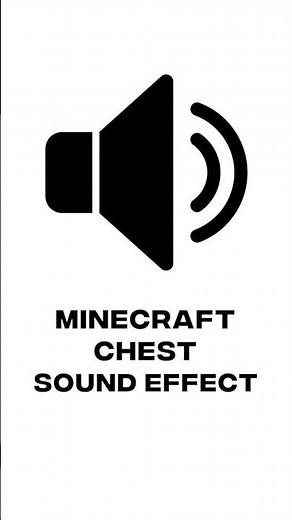 Minecraft Chest Sound Effect #shorts