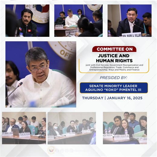 4.2K views · 26 reactions | The Committee on Justice and Human Rights, chaired by Senate Minority Leader Aquilino “Koko” Pimentel III, tackles bills seeking to strengthen the Commission on Human Rights and measures against ticket scalping. The panel also takes up a bill providing for a new visa category for digital nomads. ( Voltaire F. Domingo/ Senate Social Media Unit) #SenatePH #PhilippineSenate #SenadoNgPilipino | Senate of the Philippines | Facebook
