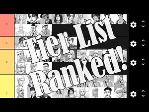 Attack on Titan Character Tier List!