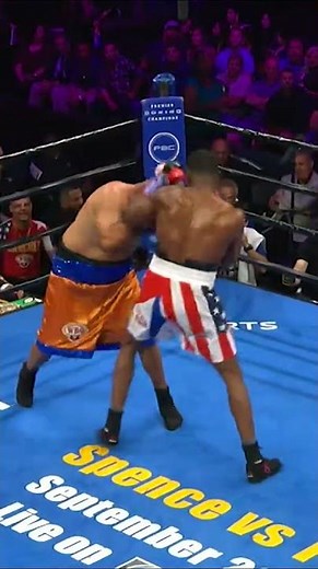 Frank Sanchez takes out fighter 55lbs heavier than him