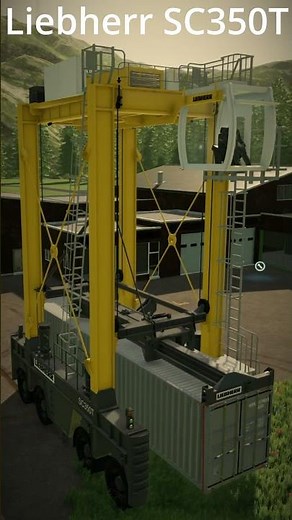 🟩 Transform Your Gameplay With The Ls22 Liebherr Sc350t Crane Mod!