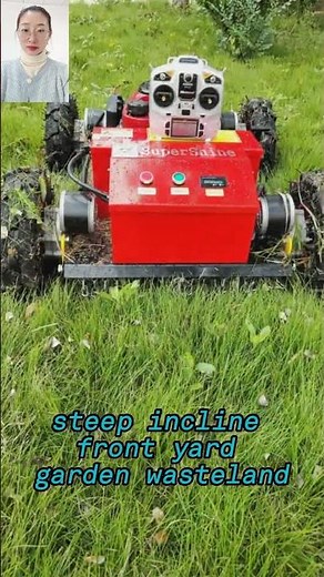 Loncin 196cc 7HP gasoline engine sharp blade tracked remote controlled lawn mower