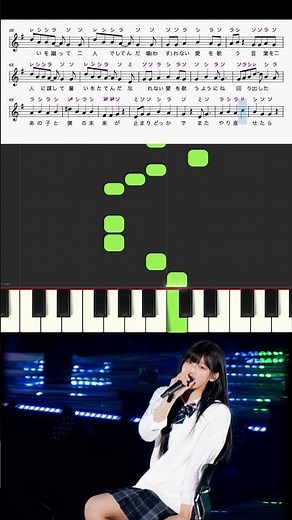 踊り子 Vaundy サビ ピアノ楽譜 歌詞 メロディー ドレミふりがな オカリナ/フルート/リコーダー演奏/カラオケ練習用