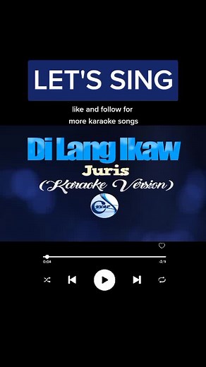 Di Lang Ikaw Karaoke - Juris Songs