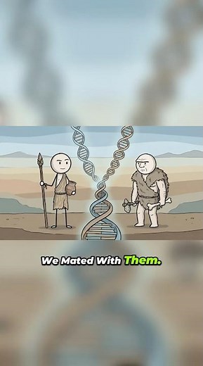 The Extinct Human Species Hiding in Your Blood #HumanEvolution #Genetics #Neanderthal #sciencefacts