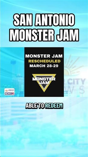Monster Jam at the Alamodome Rescheduled Due to Weather