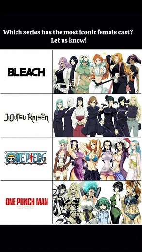 Bleach, JJK, One Piece, or OPM? The ultimate debate. #jjk #onepiece #bleach