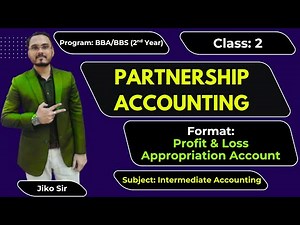 Partnership Accounting: Class 2
