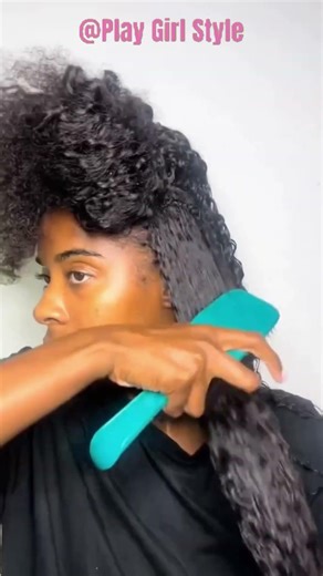 French Curls Crochet Braids + Human Hair Blending I PlayGirlStyle #Shorts