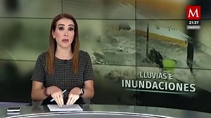 Se registran lluvias e inundaciones en el Estado de México