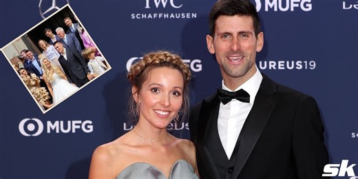 WATCH: Novak Djokovic attends brother Djordje's wedding along with wife Jelena