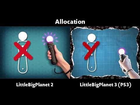 PlayStation Move Tutorial Comparison - LittleBigPlanet 2 vs LittleBigPlanet 3