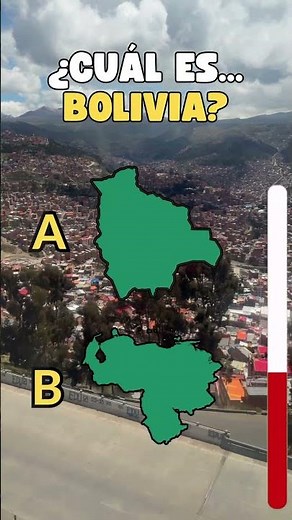 ¿Cuál de estos MAPAS es BOLIVIA? 🇧🇴