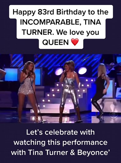 Happy Birthday to a legend. A woman of grace, power & QUEENDOM! Tina Turner thank you for what you have given music ❤️ #fyp #beyonce #tinaturner #proudmary #happybirthdaytinaturner