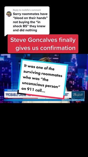 Replying to @melbflo The rumor that the girls were outside after seeing what happened to their roommates is true. Finally getting some confirmation that an unconscious person was one of the surviving roommates. Not sure how knowing this detail would have compromised the integrity of the case. #idahomurdertheory #idaho4updates #bethanyfunke #dylanmortensen #stevegoncalves #idahomystery #truecrimetok #justice4idahostudents #justice4idaho4