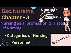 Bsc.Nursing- Categories of Nursing Personnel (Nursing Foundation)