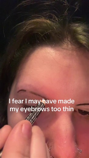 See this is why people ask if I have evebrows #emo #eyebrows #fyp #abcxyz #hey