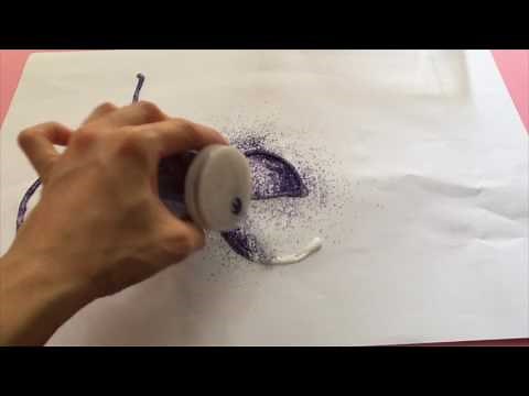 Glitter Alphabet Attack! | Learn how to draw alphabets using glitter