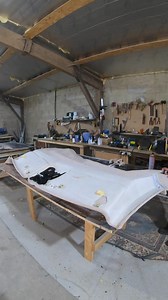 Watch us create a custom headliner to make space for extra storage! We've always built in overhead storage in all of our Campervans as the space is just too good, but the new shape Crafter has a lower headliner meaning lots of space is lost. So we decided to tweak things a bit to give us the perfect overhead cupboard space! If you have any questions on how this is achieved, pop them in the comments below! 👇 #vanlife #vwcampervan #vanconversion #campervan #vanlifeideas #vanbuild #homeonwheels #c