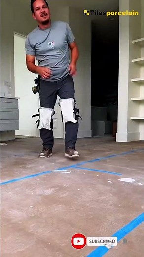 Installing 24x24 Large Format Porcelain Floor Tiles (Ceramic vs. Porcelain Explained!) #homedecor