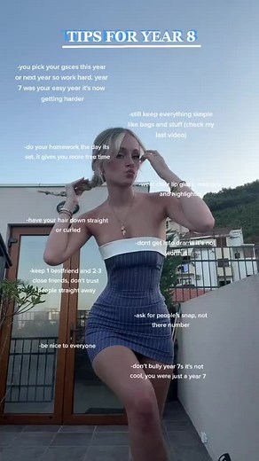 °tips for year 8s° || ⚠️not my video⚠️ video from: @malintomkins