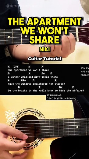 Guitar Chords Tutorial for 'The Apartment We Won’t Share'