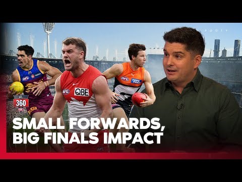 Small forwards ready to fire? - Joey uncovers their BIG impact on finals 😤 | AFL 360 | Fox Footy