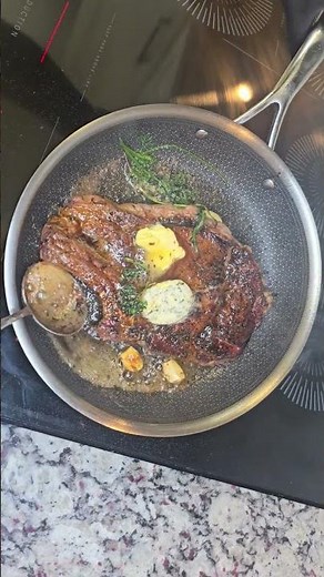 how to cook juicy ribeye steak in a pan #pleasesubscribe#steak#fyp
