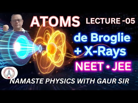de Broglie + X-Rays+Closest approach of alpha particle BY NAMASTE PHYSICS WITH GAUR SIR