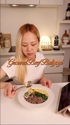 Easy Korean Ground Beef Bulgogi Rice Bowl Recipe #Koreanfood
