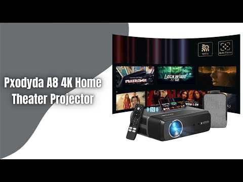 Pxodyda A8 4K Projector Review | 1400 ANSI Smart Home Theater with Google TV!