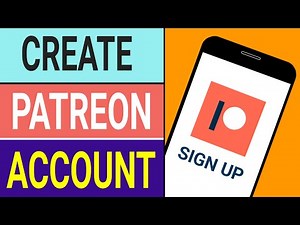 How To Create PATREON Account ON YOUR PHONE!