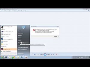 Solución a Error de Idioma y Localización de SQL Server [SQL server setup media does not support]