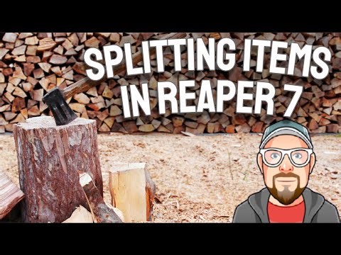Splitting Items in REAPER 7