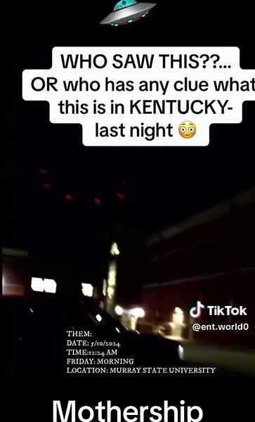 Murray State University UFO Chase in Kentucky
