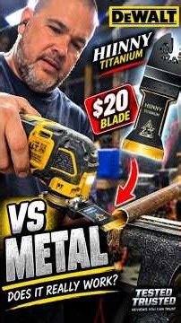 Can a $20 Amazon Oscillating Blade REALLY Cut Metal?
