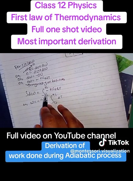 Master Class 12 Physics First Law of Thermodynamics Derivations | NEB Board Exam Prep
