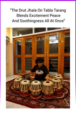Speed Created Excitement The Resonance Created Peace | Tabla Tarang | Subhadrakalyāņa #icmtabla