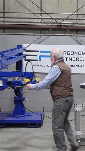 Triple Articulated Manipulator Arm for Gripping Steel Pins #liftingsolutions