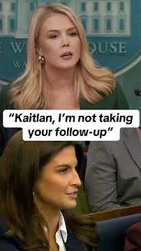 Watch fiery back and forth between Karoline Leavitt and Kaitlan Collins