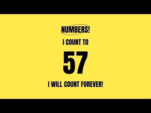 57! I'm Counting From 0 To 57! Learning to Count in English!