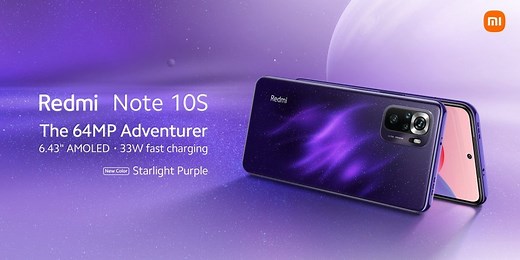 Redmi Note 10S' new Starlight Purple edition to debut soon - Gizmochina