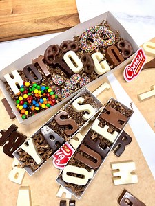 Personalized Chocolate Message Gift Box - Etsy