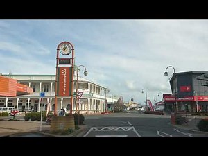 Drive Through Morrinsville Town Centre, Morrinsville New Zealand