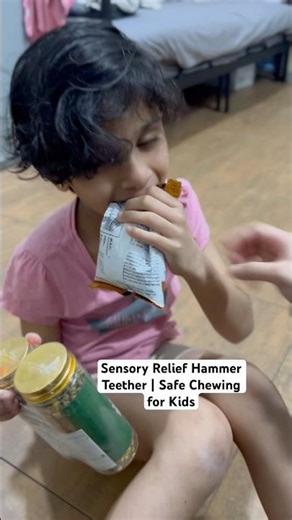 Sensory Relief Hammer Teether | Safe Chewing for Kids https://amzn.to/47RGLBx