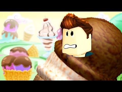 I'VE BEEN TURNED INTO ICECREAM IN ROBLOX! ESCAPE THE EVIL ICECREAM PARLOR!